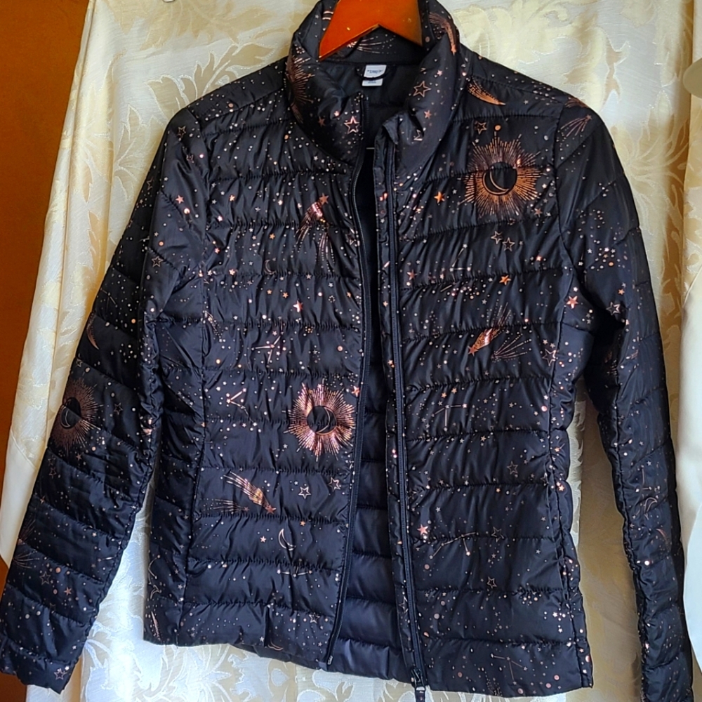 Women's jacket with night sky